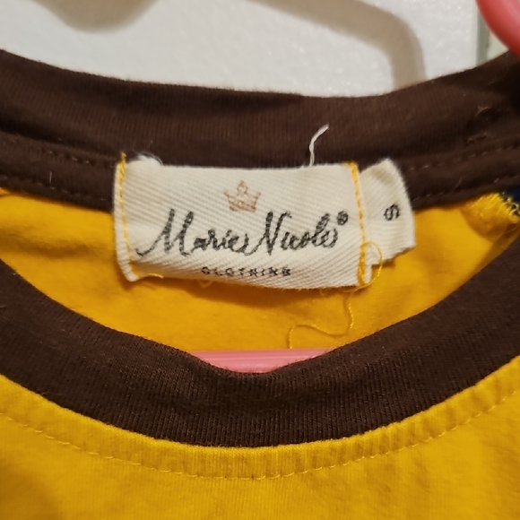 Yellow and Brown Kids Shirt with Turkey Design - Picture 3 of 4